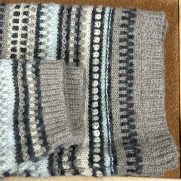 Loft Women’s Knit Rayon Cotton Rabbit Hair Blend Sweater Beige size Large - Picture 12 of 15